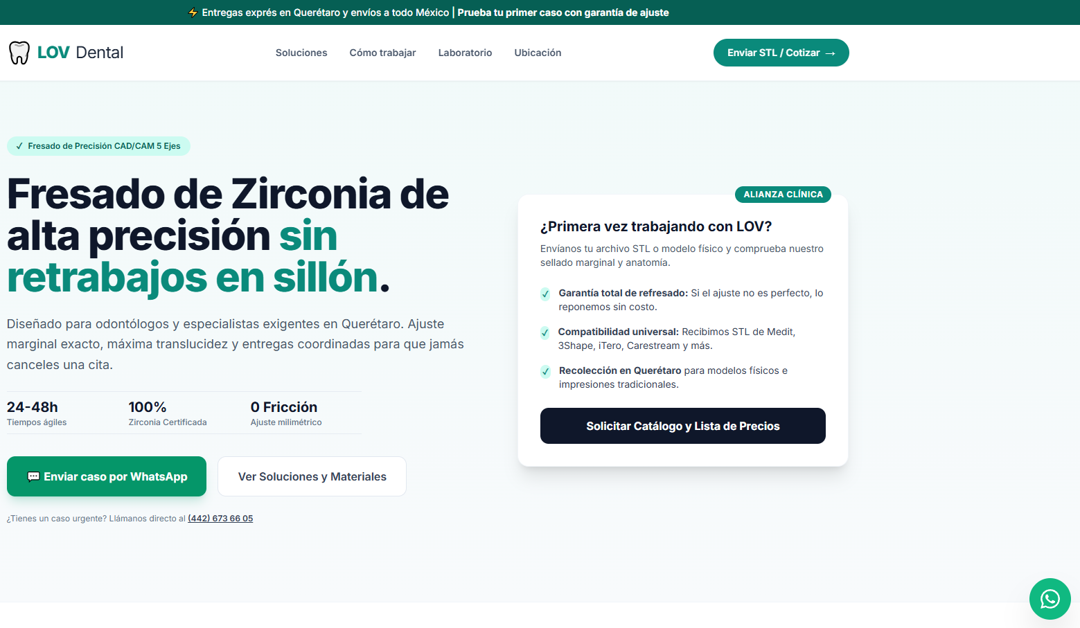 LOV Dental | Ventro de Fresado